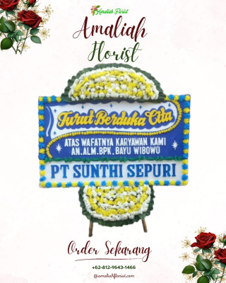 Papan Bunga Duka di Limboto Barat