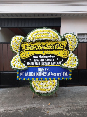 Papan Bunga Duka di Limboto Barat