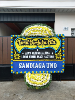 Papan Bunga Duka di Limboto Barat